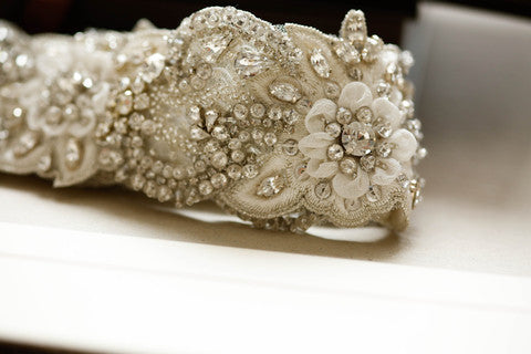 Swarovski bridal belts and sashes - Style S46
