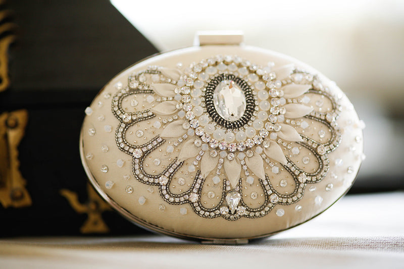 beaded wedding purse ct06