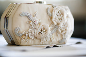 vintage bridal clutch ct05