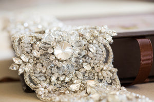 crystal bridal belts and sashes - R03