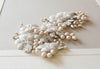 fresh water pearl bridal headpiece - H18