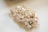 Gold bridal hair comb - Style H31  (1 qty ready to ship)