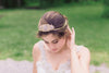 Gold and opal bridal hairpiece - Style H42