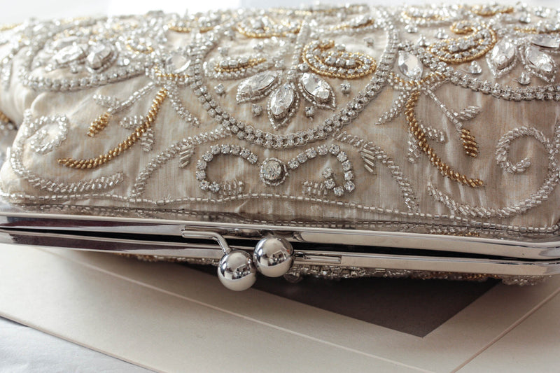 Wedding Sterling Silver Clutch Bag at Rs 8.5/gram | Clutch Bag in Jaipur |  ID: 23031152891