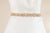 Gold and opal rhinestone enrusted bridal belt - Style R23