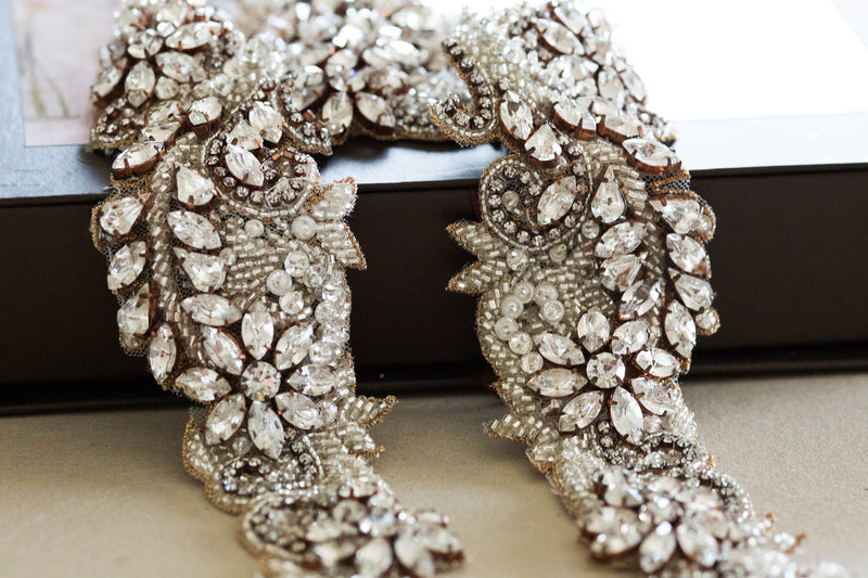 handmade bridal belt - S57