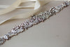 rosegold bridal sash - S57