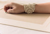 statement bridal bracelet - BA01
