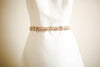 gold bridal dress belt - S46