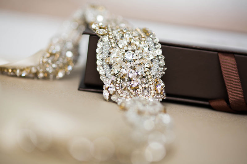 Gold bridal belt