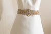 gold bridal sash
