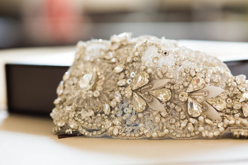 bridal dress applique - R03