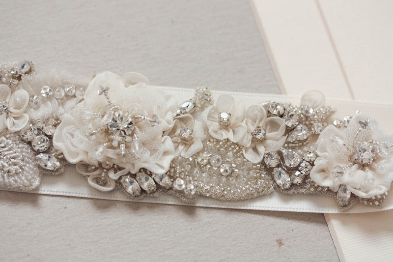 embellished bridal sashes - roma