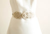 Ivory bridal belts and sashes - Style S32 (1 qty ready to ship)