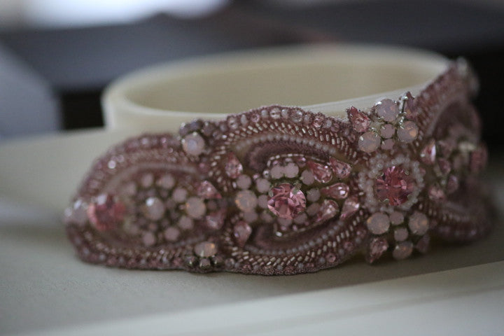 Bridal belts and sashes - RoseGold