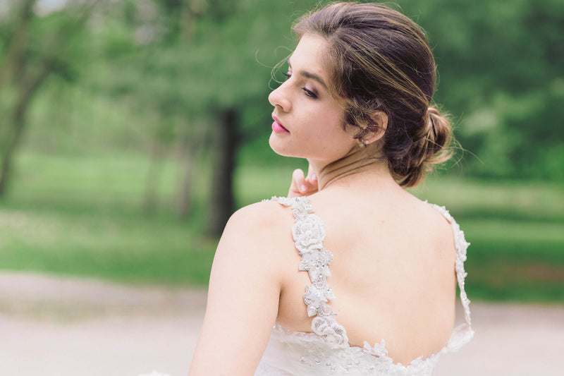 Bridal dress shoulder strap - Style SS02 (1 qty ready to ship)
