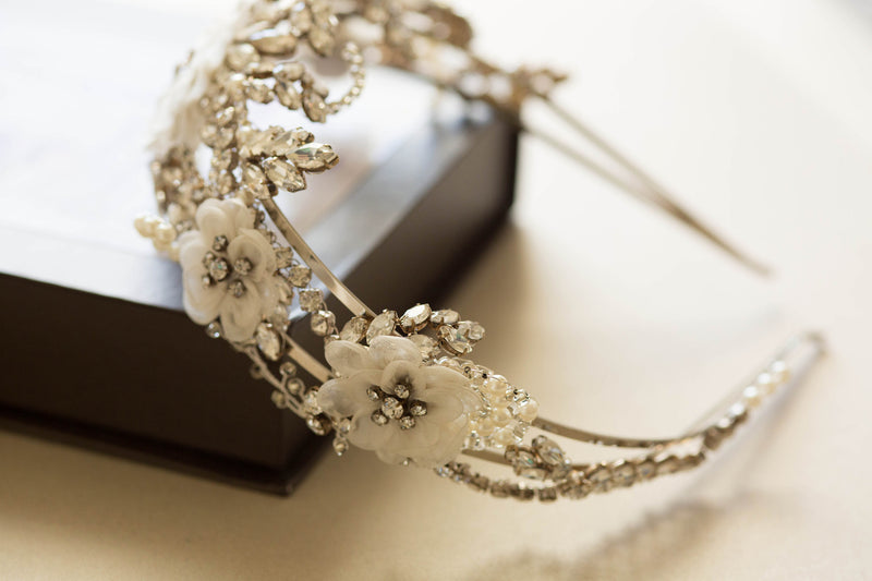 wedding crystal headpieces - H36