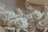 Bridal sashes and belts - Vintage flower ( 14 inches)